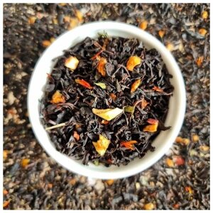 Чай черный Айва с персиком Премиум, крупнолистовой цейлонский с фруктами, 1000г