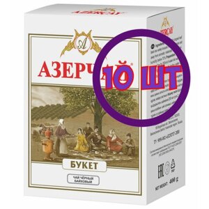 Чай черный Азерчай Букет, листовой, картон, 400 гр (комплект 10 шт.) 6821048