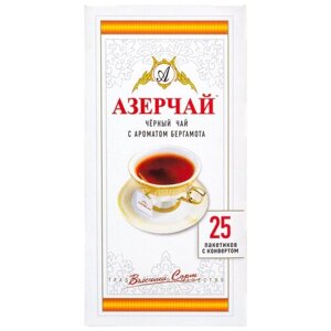 Чай черный Азерчай в пакетиках, 25 пак.