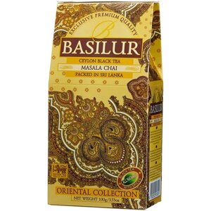 Чай черный Basilur Oriental collection Masala chai листовой, масала, имбирь, 100 г, 1 пак.