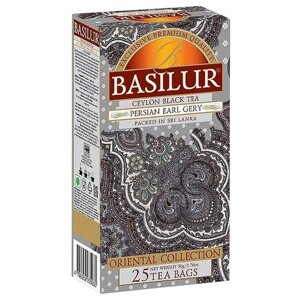 Чай черный Basilur Oriental collection Persian Earl grey в пакетиках, 25 пак.