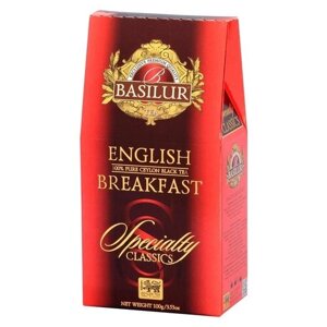 Чай черный Basilur Specialty Classics English Breakfast листовой, 100 г
