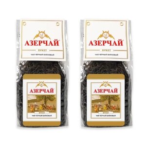 Чай черный байховый Азерчай Букет листовой, 400 г, 2 уп.
