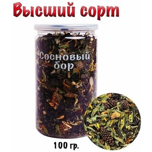 Чай черный байховый рассыпной листовой Сосновый бор100 гр