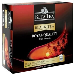 Чай черный Beta Tea Королевское качество в пакетиках, 100 пак.