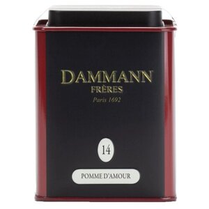 Чай черный Dammann Frères Pomme d'amour, яблоко, карамель, 100 г