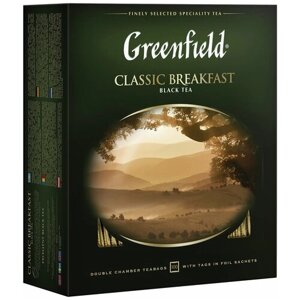 Чай чёрный Greenfield Classic Breakfast, 100x2 г