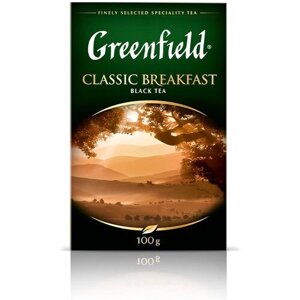 Чай черный Greenfield Classic Breakfast листовой, 100 г