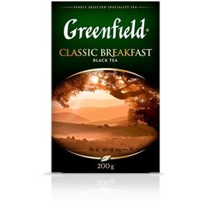 Чай черный Greenfield Classic Breakfast листовой, 200 г, 1 пак.