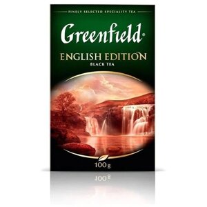 Чай черный Greenfield English Edition листовой, 100 г