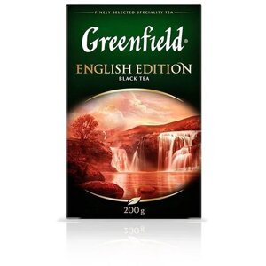 Чай черный Greenfield English Edition листовой, 200 г