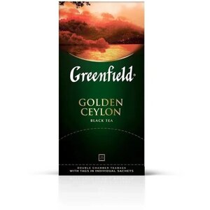 Чай черный Greenfield Golden Ceylon в пакетиках, 25 пак.