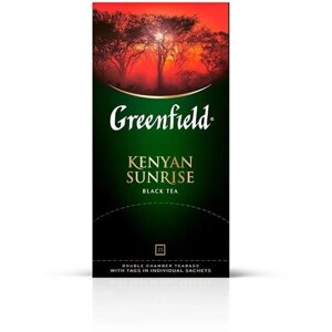Чай черный Greenfield Kenyan Sunrise в пакетиках, 25 пак.