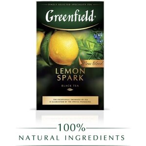 Чай черный Greenfield Lemon Spark, апельсин, лимон, 100 г