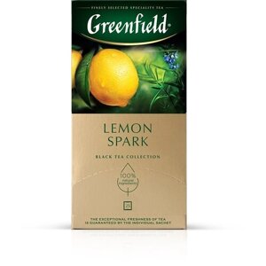 Чай черный Greenfield Lemon Spark в пакетиках, 25 пак.