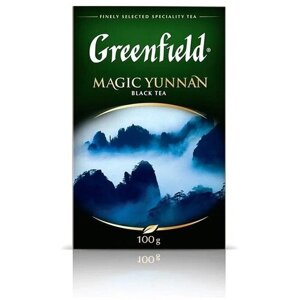 Чай черный Greenfield Magic Yunnan листовой, 100 г