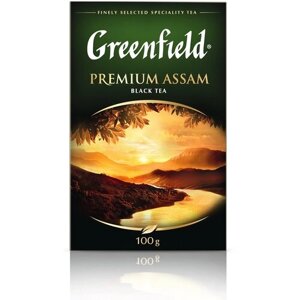 Чай черный Greenfield Premium Assam листовой, 100 г