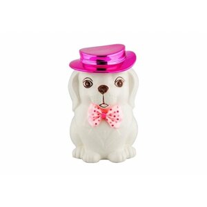 Чай чёрный Hilltop "Собака" с розовой шляпкой 100г (керамика)