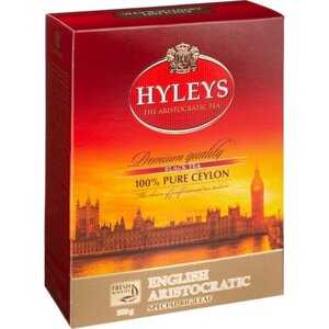 Чай черный Hyleys Английский аристократический 100% Pure Ceylon (Цейлон), 250 г, 1 пак.