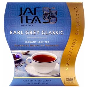 Чай черный Jaf Tea Exclusive collection Earl Grey Classic, 100 г, 1 пак.