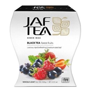 Чай чёрный JAF TEA Forest fruit листовой с ароматом лесных ягод, 100 г.