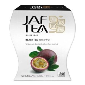 Чай чёрный JAF TEA Passion fruit листовой с ароматом маракуйи, 100 г.
