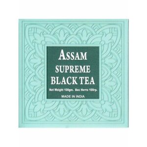 Чай чёрный крупнолистовой Assam Supreme Black Tea 100 гр. , Бхарат Базар
