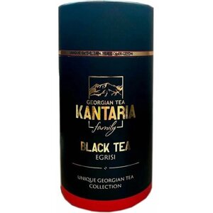 Чай черный листовой Kantaria "эгриси" 100 г, Грузия/ Крупнолистовой премиальный чай