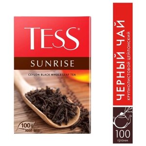 Чай черный листовой Tess Sunrise, 100 г
