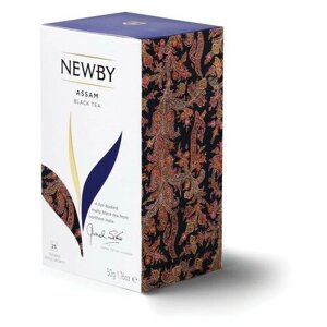 Чай черный Newby Assam в пакетиках, 25 шт.