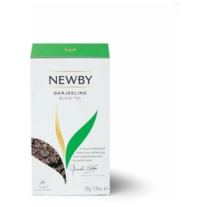 Чай черный Newby Darjeeling в пакетиках, 25 шт.