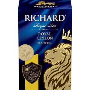 Чай черный Richard Royal Ceylon, натуральный, классический, 90 г