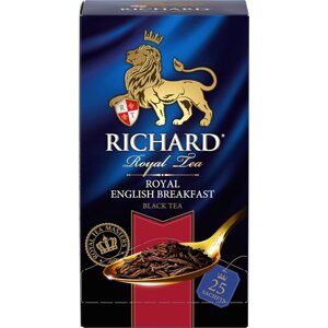 Чай черный Richard Royal English Breakfast, в пакетиках, 25 пак.