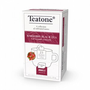 Чай черный с добавками Барбарис Teatone пакетики на чашку 25шт