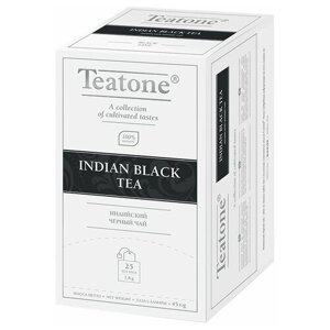 Чай черный Teatone Indian в пакетиках, 25 пак.