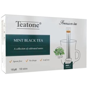 Чай черный Teatone в стиках, 180 г, 100 пак.