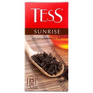 Чай черный Tess Sunrise в пакетиках, 25 пак.