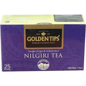 Чай чёрный ТМ "Голден Типс"Нилгири, 25 пак.