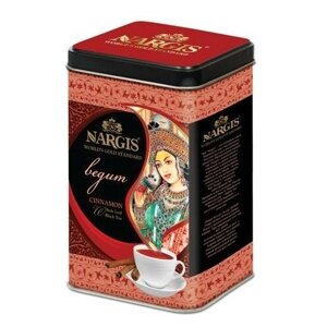 Чай чёрный ТМ "Наргис"Begum, Ассам TGFOP с корицей, банка, 200 г