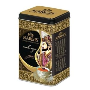 Чай чёрный ТМ "Наргис"Maharaj, Ассам PEKOE, банка, 200 г.
