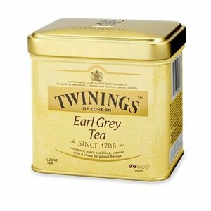 Чай черный Twinings "Earl Grey" листовой с ароматом бергамота жестяная банка, 100 г