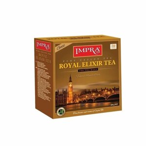Чай черный в пакетиках Impra Tea Gold, 200г