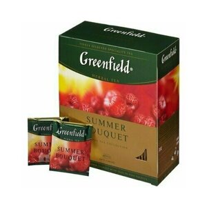 Чай Greenfield Summer Bouquet фруктовый 100 пакетиков, 327366