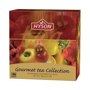 Чай Hyson Gurmet Tea Collection черный 60 пакетиков, 653071