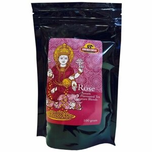 Чай индийский чёрный с Розой Гуд Сайн Компани (Assam Rose Black Tea Good Sign Company), 100 грамм