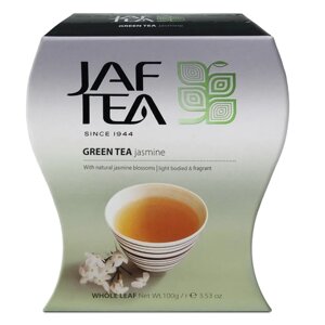 Чай Jaf Tea Green Jasmine зеленый с жасмином, 100 г.