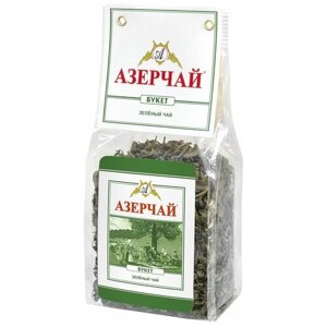 Чай листовой зеленый Азерчай Букет, 100 г