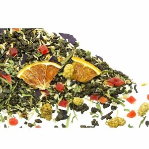 Чай Магрибский чай (зеленый чай листовой) цитрусовый-травяной с добавлением натуральных фруктов WEISERHOUSE 250г.