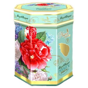 Чай Monzil "Цветы и бабочки", зелёный крупнолистовой, 100 гр