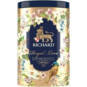 Чай Richard Royal Love черный, крупнолистовой, аромат, 80г, 1423059